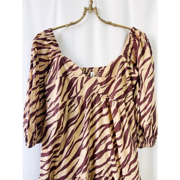 Patterned tiered maxi dress - Picture 5 of 12